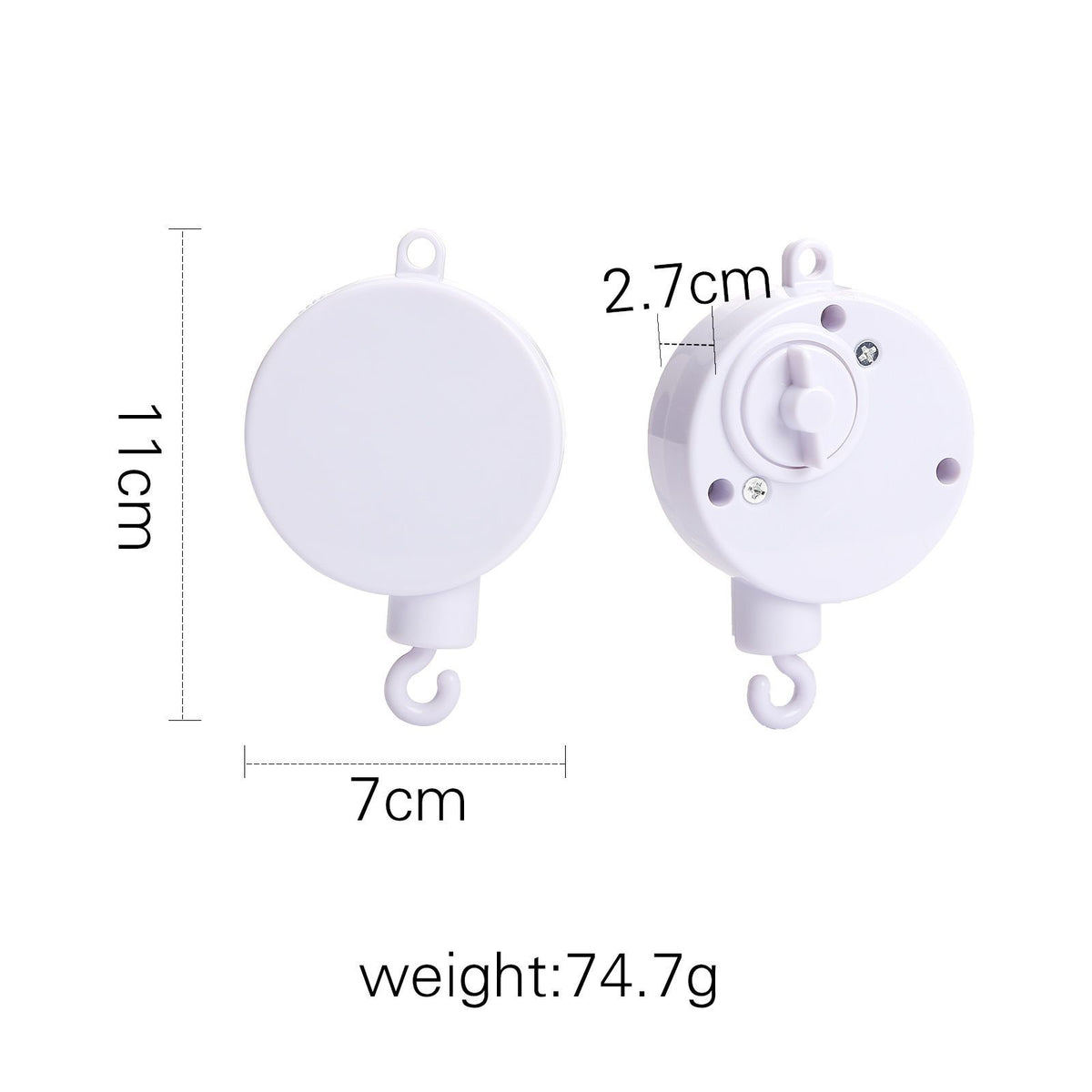 "Minimalist Baby Crib Mobile with Wooden Stand Accessories"