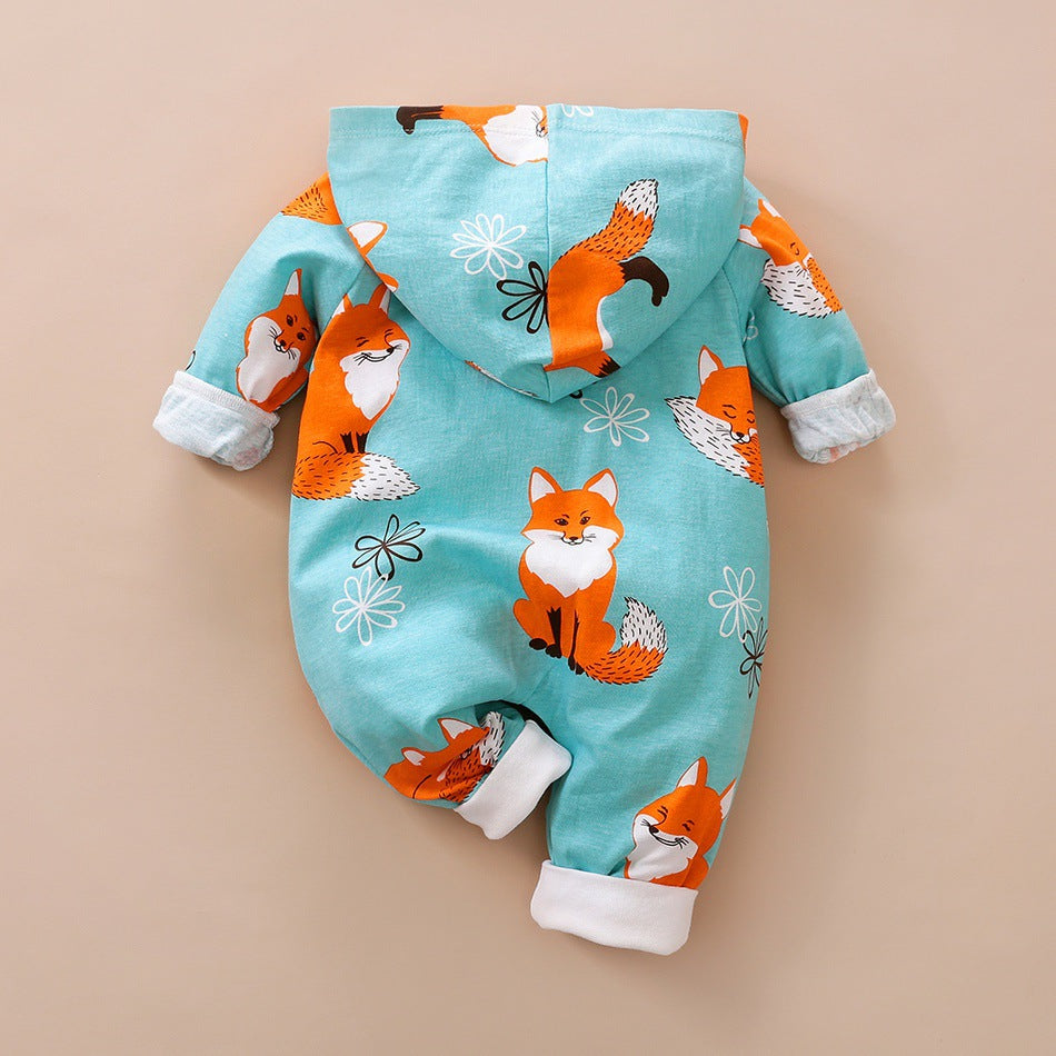 Cross-Border Baby Jumpsuit - Long Sleeve Cotton Outfit