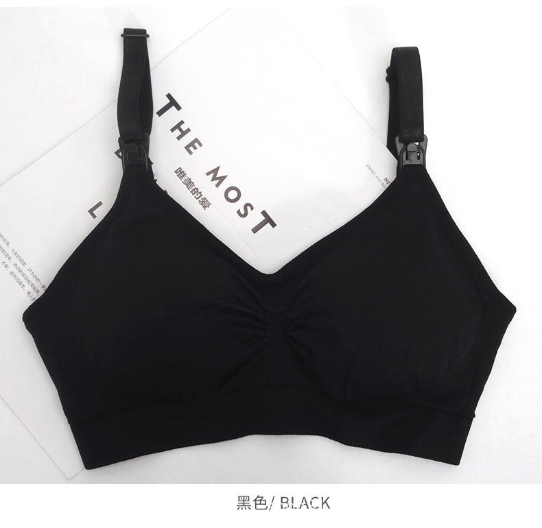 Seamless Nursing Bra for Maternity and Postpartum Use