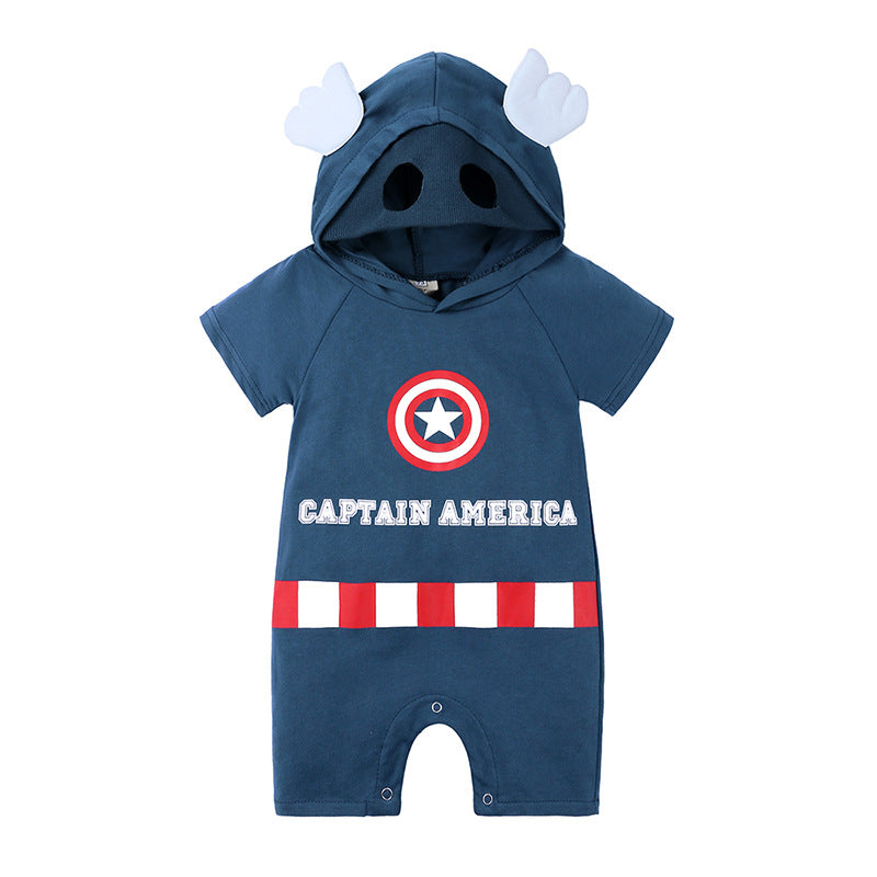 Baby Summer Outfit Superhero Bodysuit for Boys