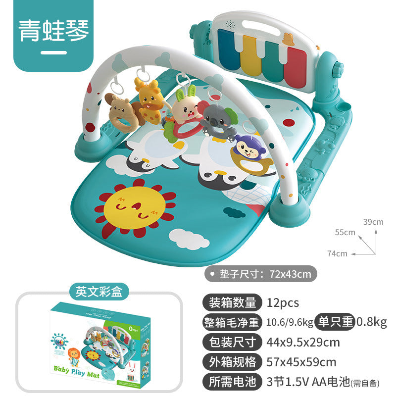Musical Baby Gym Play Mat Piano Toy for Newborns