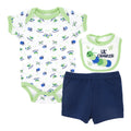 3-Piece Cartoon Summer Outfit for Newborn Baby Girls