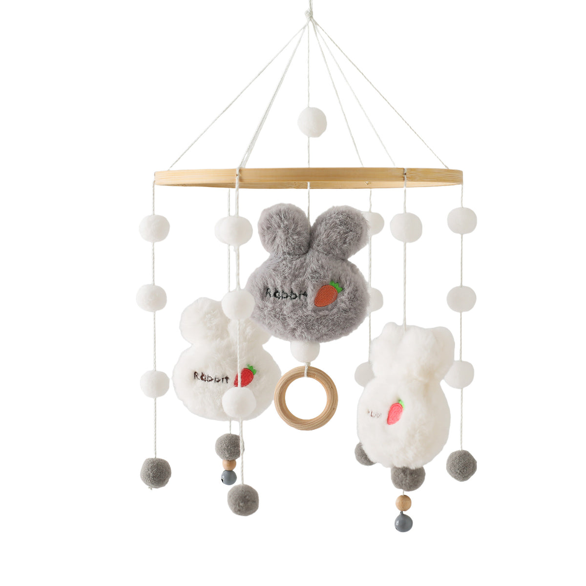 Nordic Felt Animal Mobile for Baby Crib and Stroller