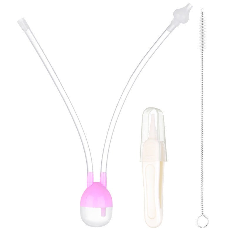 Baby Nasal Aspirator and Cleaning Brush Set