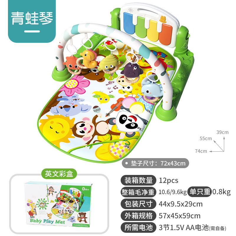 Musical Baby Gym Play Mat Piano Toy for Newborns