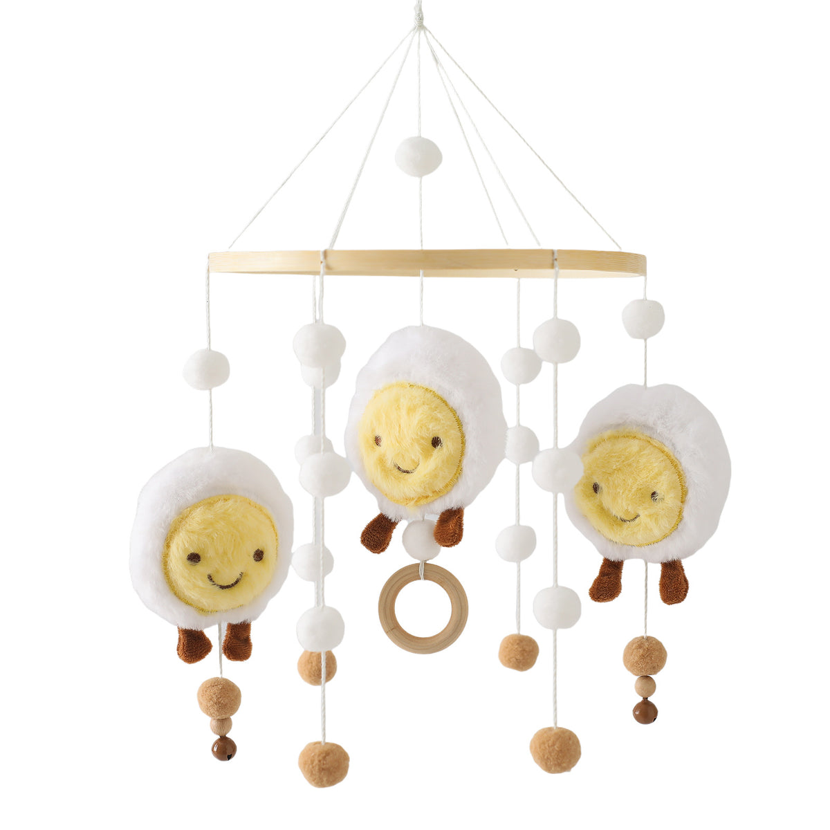 Nordic Felt Animal Mobile for Baby Crib and Stroller