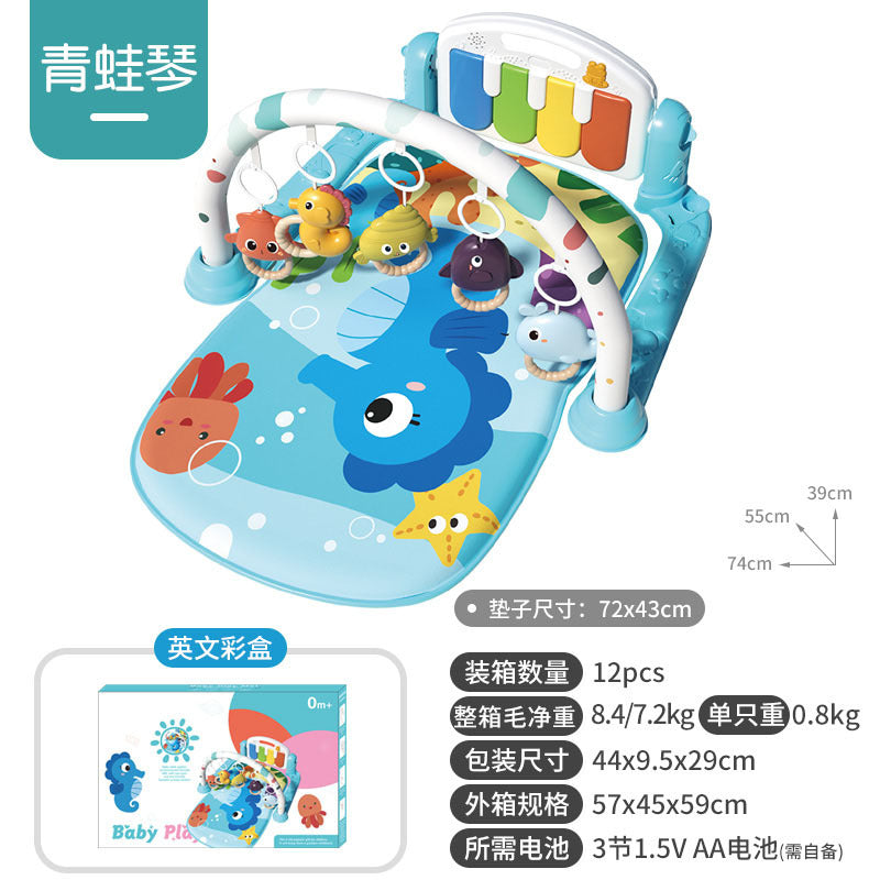 Musical Baby Gym Play Mat Piano Toy for Newborns