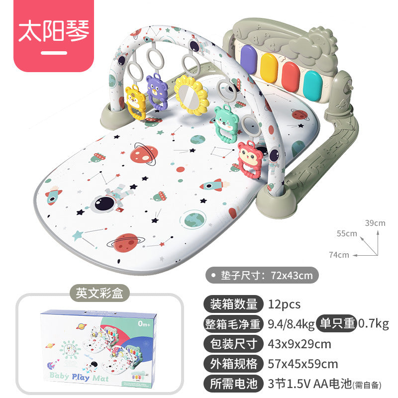 Musical Baby Gym Play Mat Piano Toy for Newborns