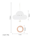 "Minimalist Baby Crib Mobile with Wooden Stand Accessories"