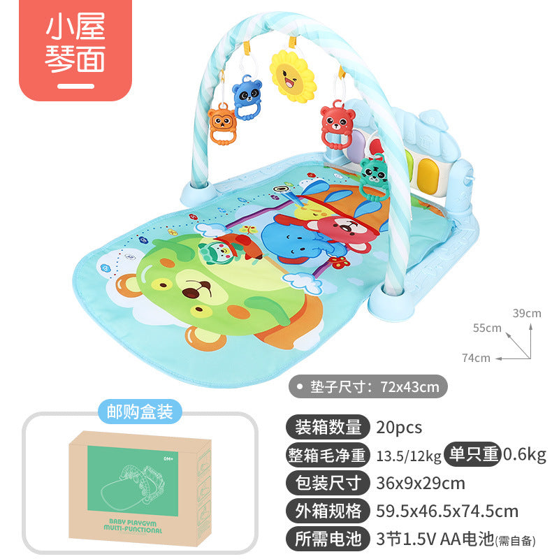 Musical Baby Gym Play Mat Piano Toy for Newborns