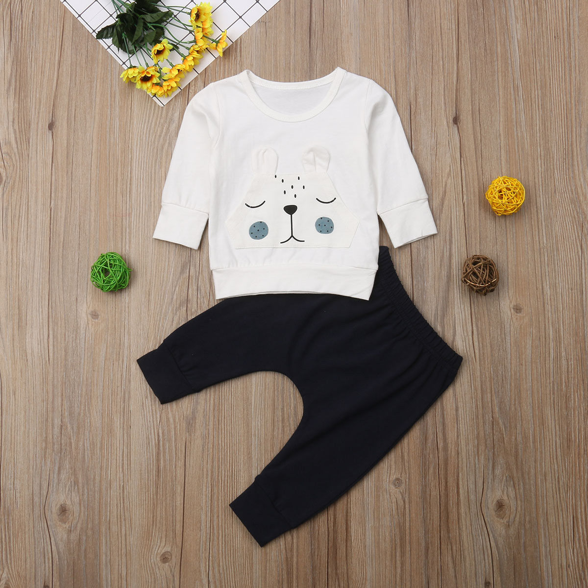 Cotton Baby Boys and Girls Clothing Set (2 Pieces)