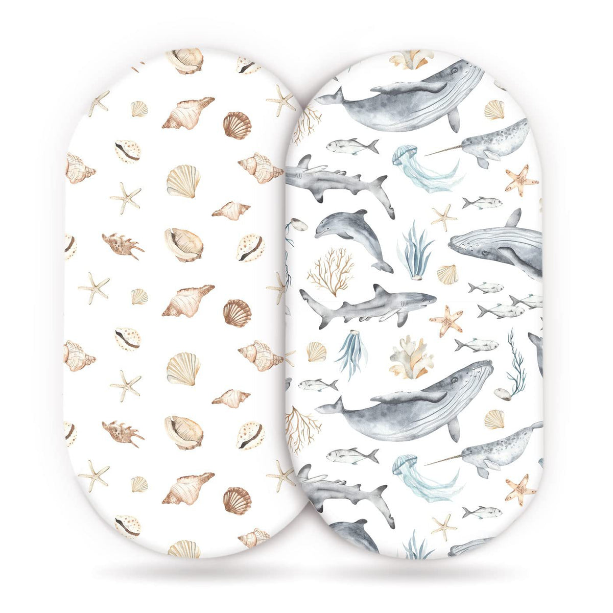 Elastic Printed Fitted Sheet for Baby Cradle & Changing Table