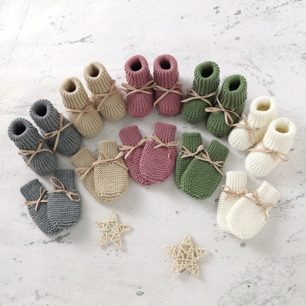 New Baby Gloves and Shoes Set