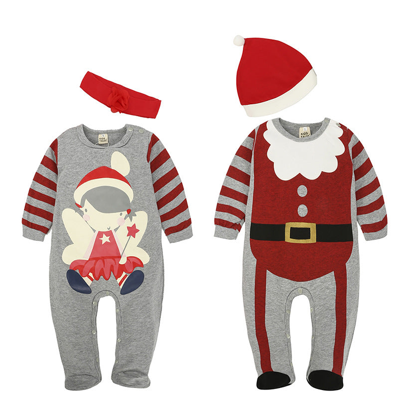Christmas Santa Outfit for Baby with Long Sleeves