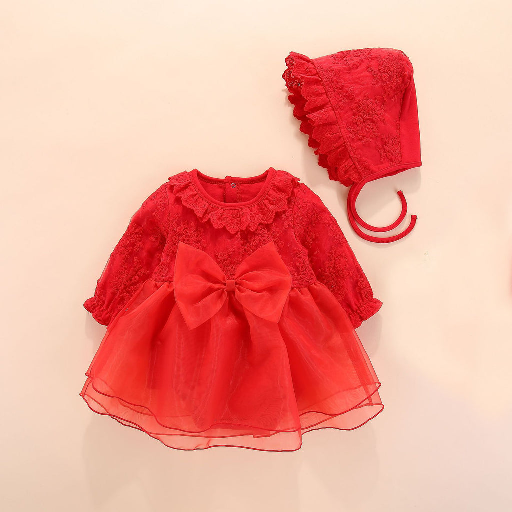 Princess Dress for One-Year-Old Baby Girl (Autumn Outfit)