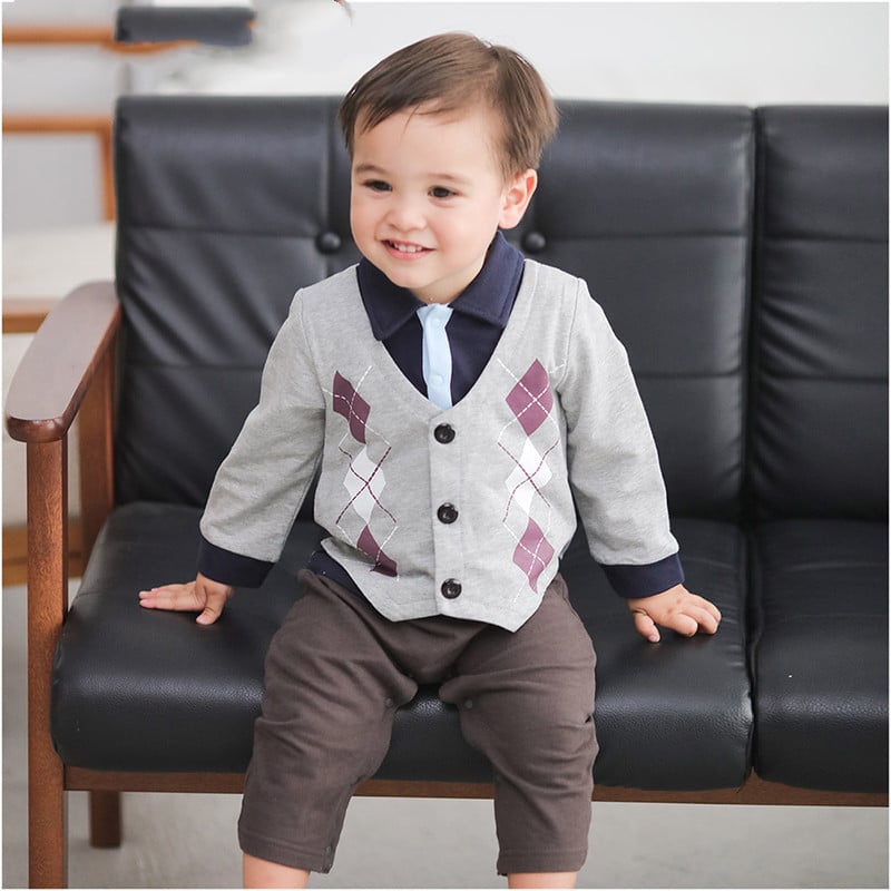 Spring and Autumn Baby Jumpsuit Outfit