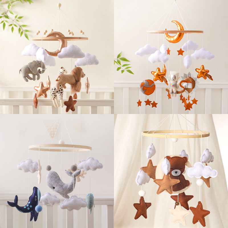 Nordic Felt Animal Mobile for Baby Crib and Stroller