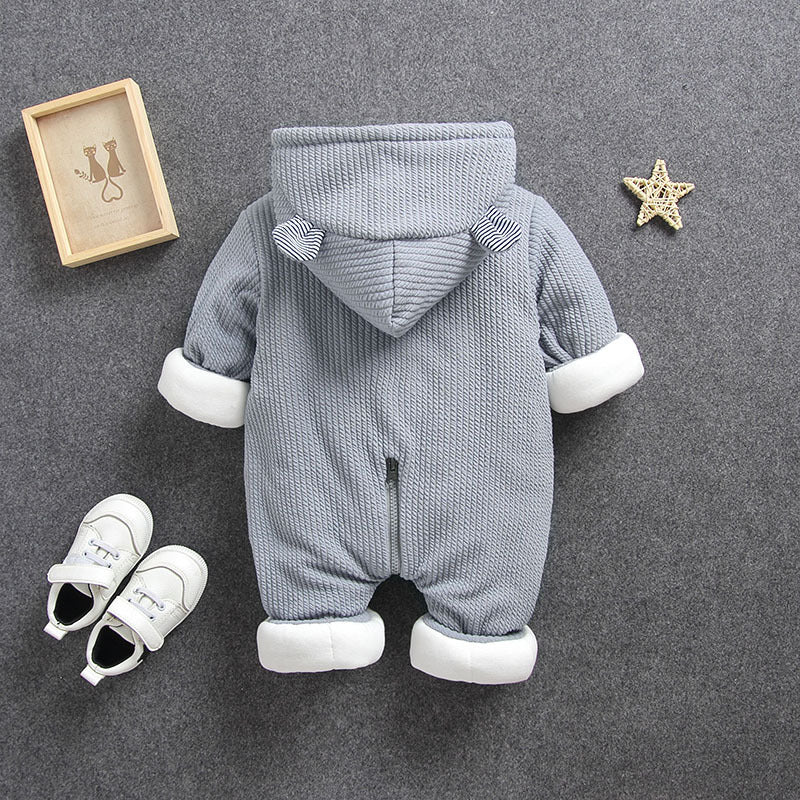 Baby Winter Romper Thick Cotton Outfit for Newborns