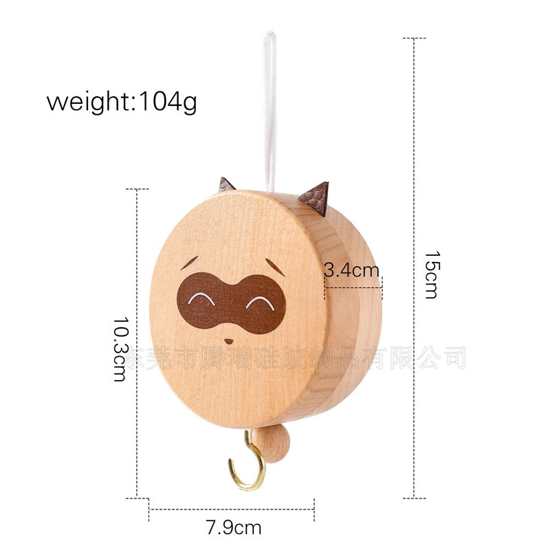 "Minimalist Baby Crib Mobile with Wooden Stand Accessories"