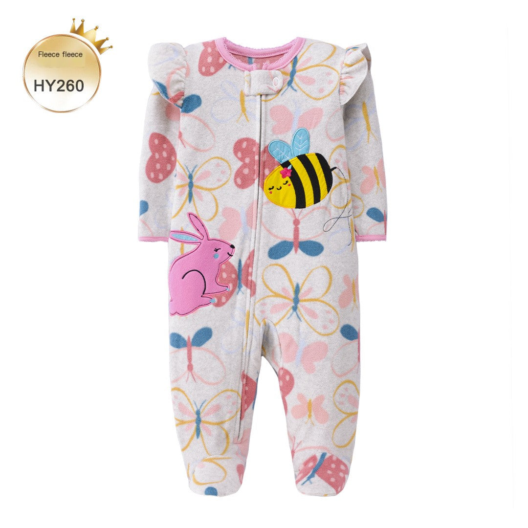 Fleece Newborn Bodysuit and Romper Outfit