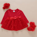 Baby Long Sleeve Dress for Girls - Princess Birthday Outfit