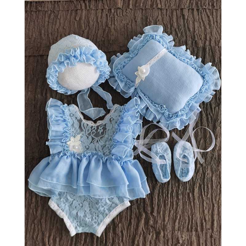 Full Moon Baby Photography Outfit - Five-Piece Set