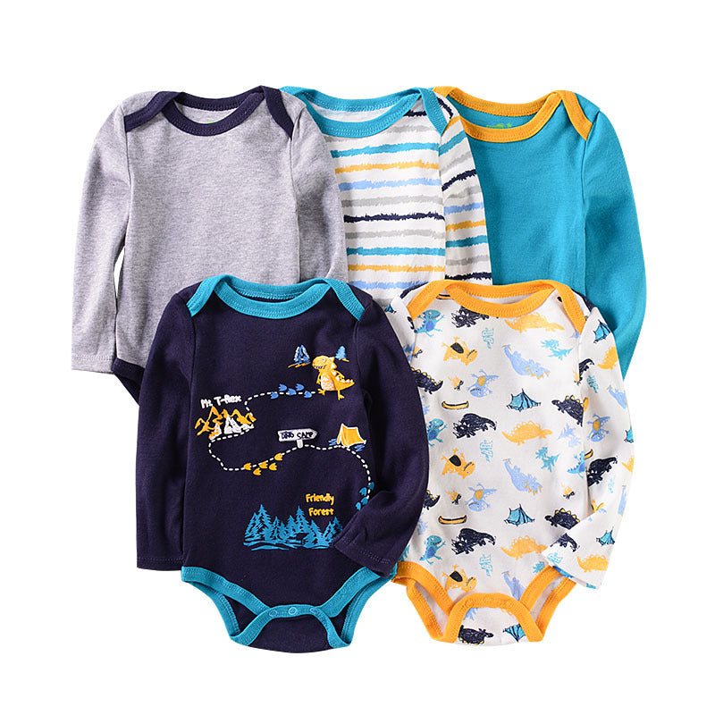 2020 Autumn Long Sleeve Cotton Baby Romper Outfit