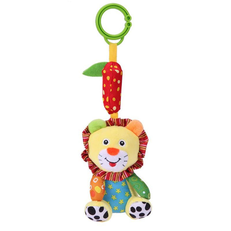 Baby Crib Mobile with Plush Toys and Bells