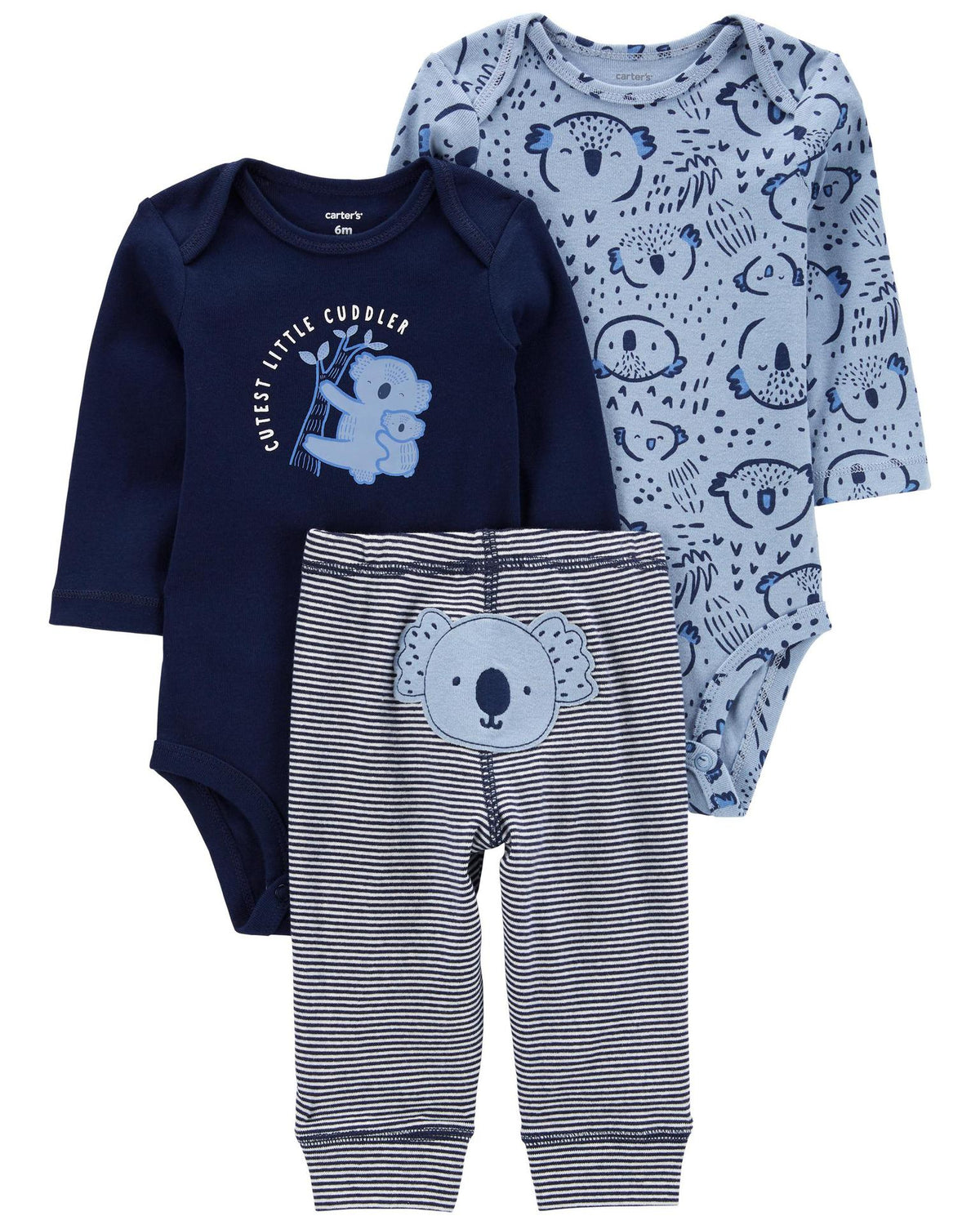 Spring Autumn Baby Clothing Set - 3 Pieces for Infants