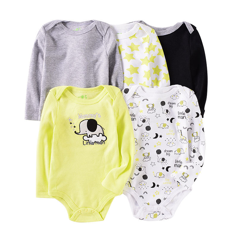 2020 Autumn Long Sleeve Cotton Baby Romper Outfit