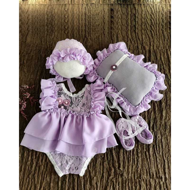 Full Moon Baby Photography Outfit - Five-Piece Set