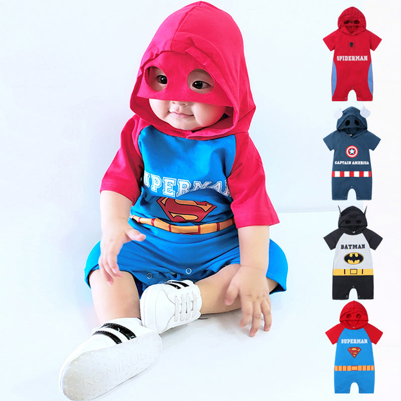 Baby Summer Outfit Superhero Bodysuit for Boys