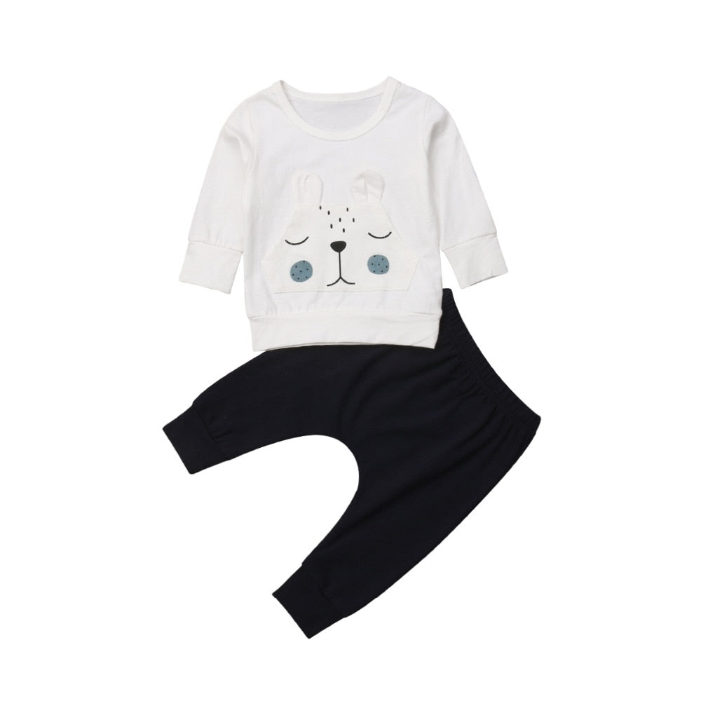 Cotton Baby Boys and Girls Clothing Set (2 Pieces)
