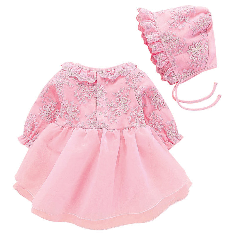 Princess Dress for One-Year-Old Baby Girl (Autumn Outfit)