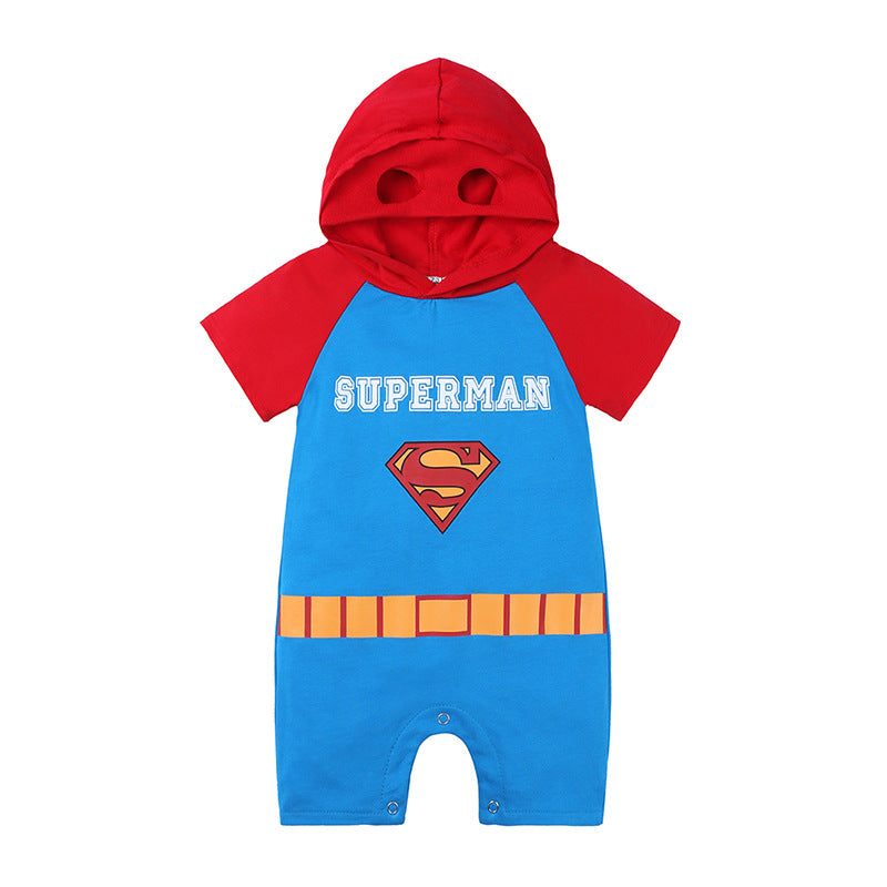 Baby Summer Outfit Superhero Bodysuit for Boys
