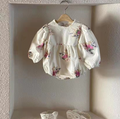 Charlotte Romper - Korean Baby Girl Floral Outfit
