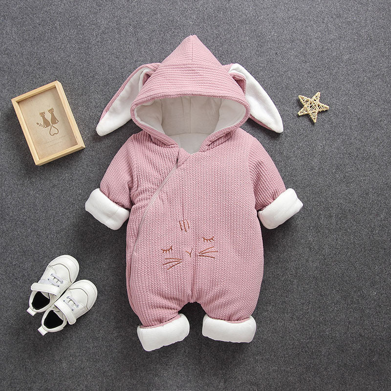 Baby Winter Romper Thick Cotton Outfit for Newborns