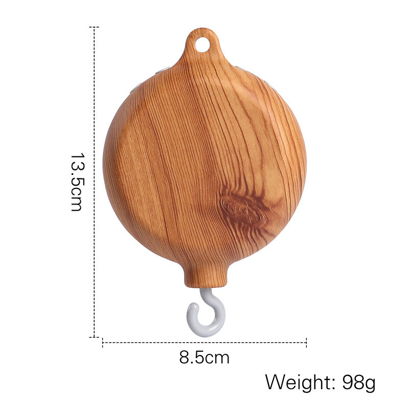 "Minimalist Baby Crib Mobile with Wooden Stand Accessories"