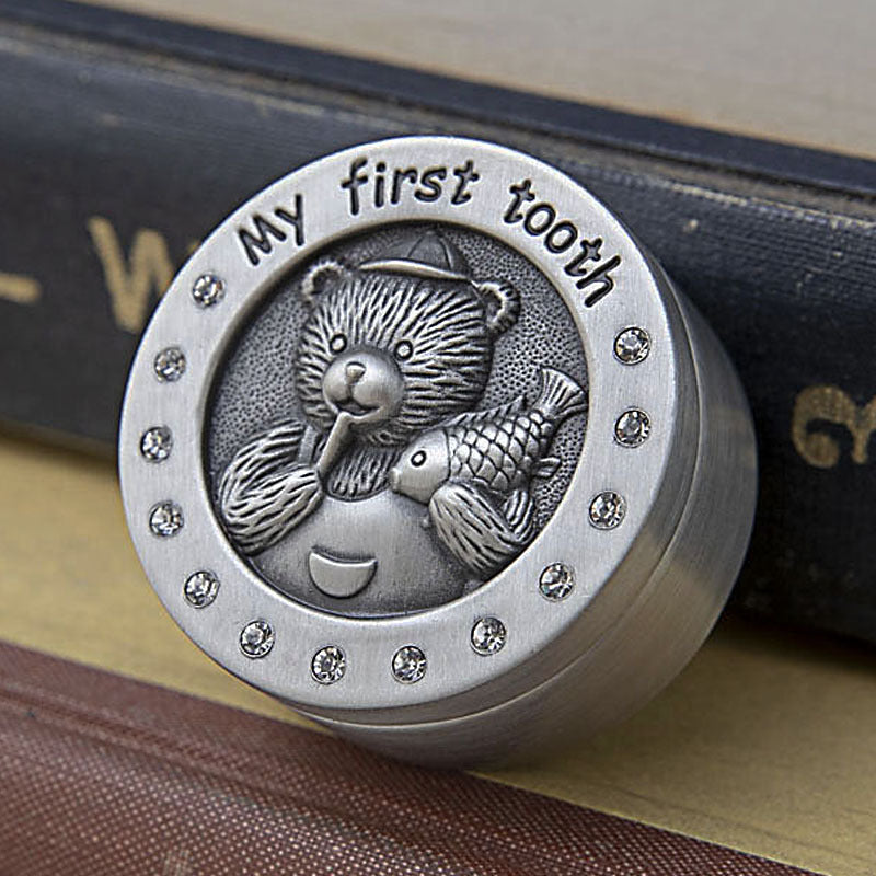 Creative European-style Baby Tooth and Hair Keepsake Box