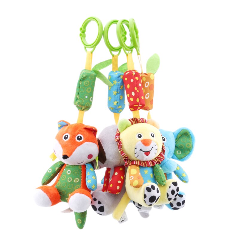 Baby Crib Mobile with Plush Toys and Bells