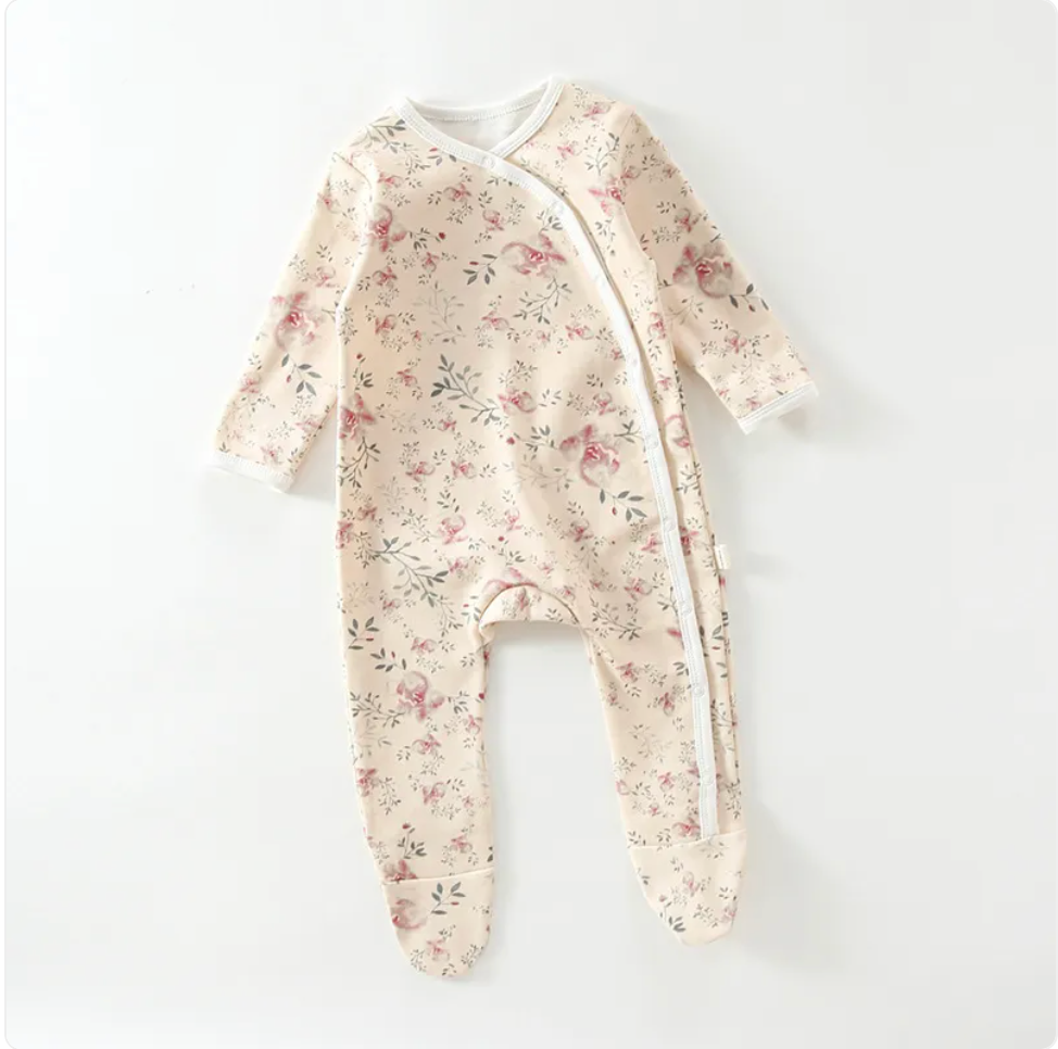 Unisex Newborn Footed Bodysuit