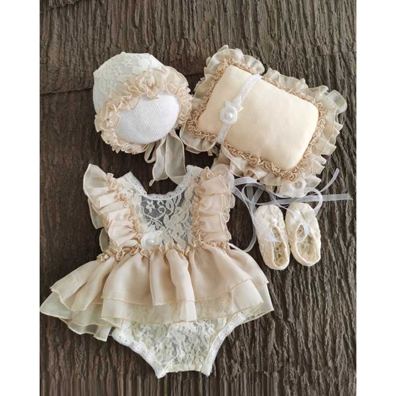Full Moon Baby Photography Outfit - Five-Piece Set