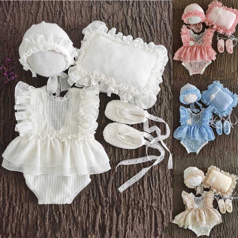 Full Moon Baby Photography Outfit - Five-Piece Set