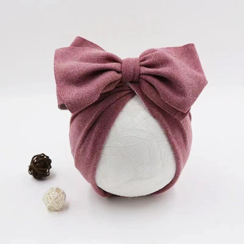 Newborn Baby Bowknot Pullover Hat