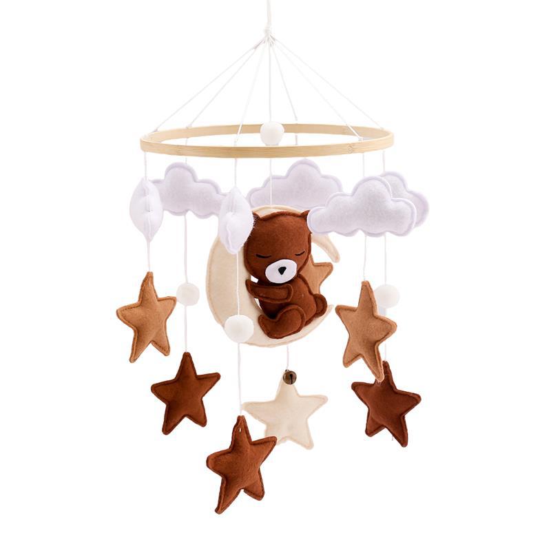 Nordic Felt Animal Mobile for Baby Crib and Stroller