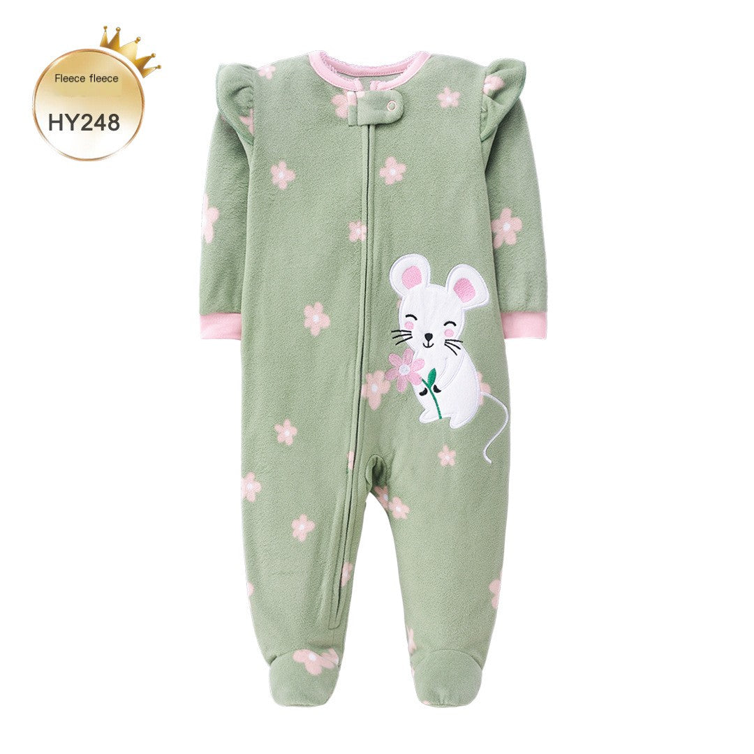 Fleece Newborn Bodysuit and Romper Outfit