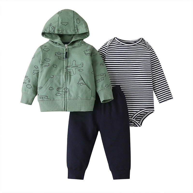 2020 Autumn New Baby Kids Outfit Set with Hoodie