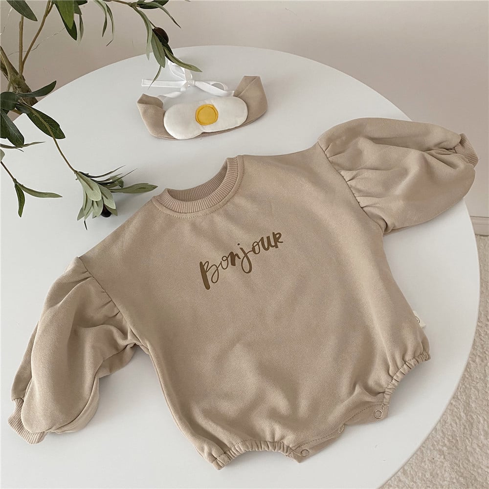 Cute Baby Poached Egg One-Piece Outfit