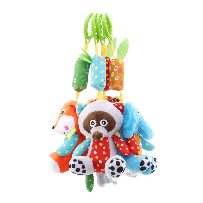 Baby Crib Mobile with Plush Toys and Bells