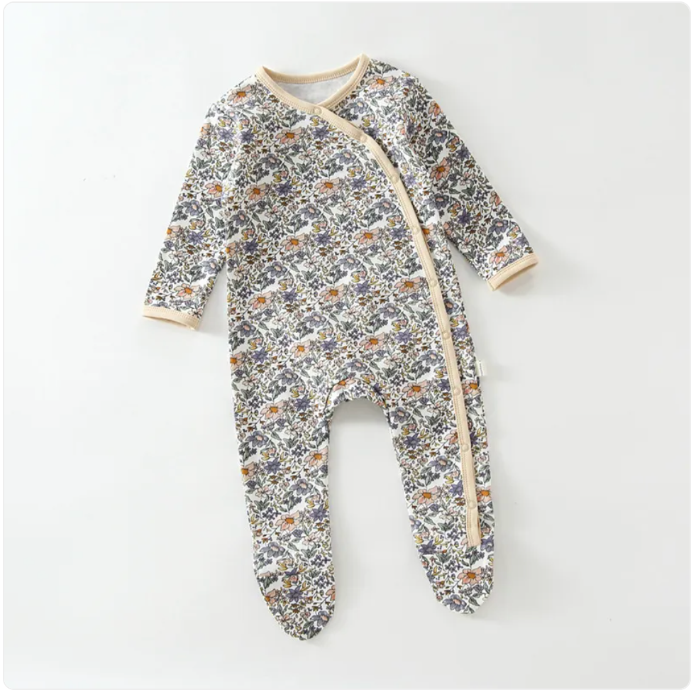 Unisex Newborn Footed Bodysuit